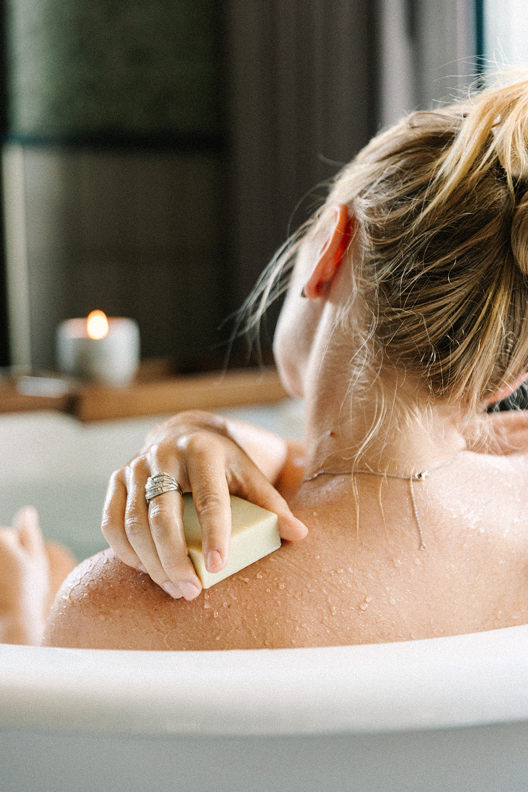 Soaking in the bath with Cactus Goat Milk Soap