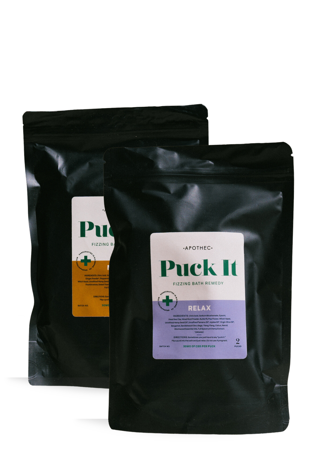 Puck It - Fizzing Bath Remedy by Apothec