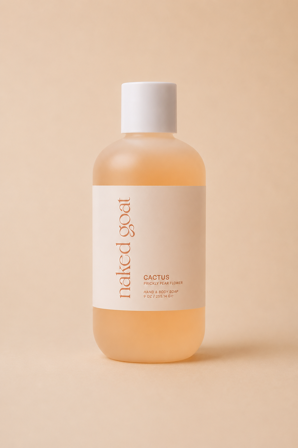 Naked Goat Cactus Botanical Hand and Body Soap in recyclable pump bottle