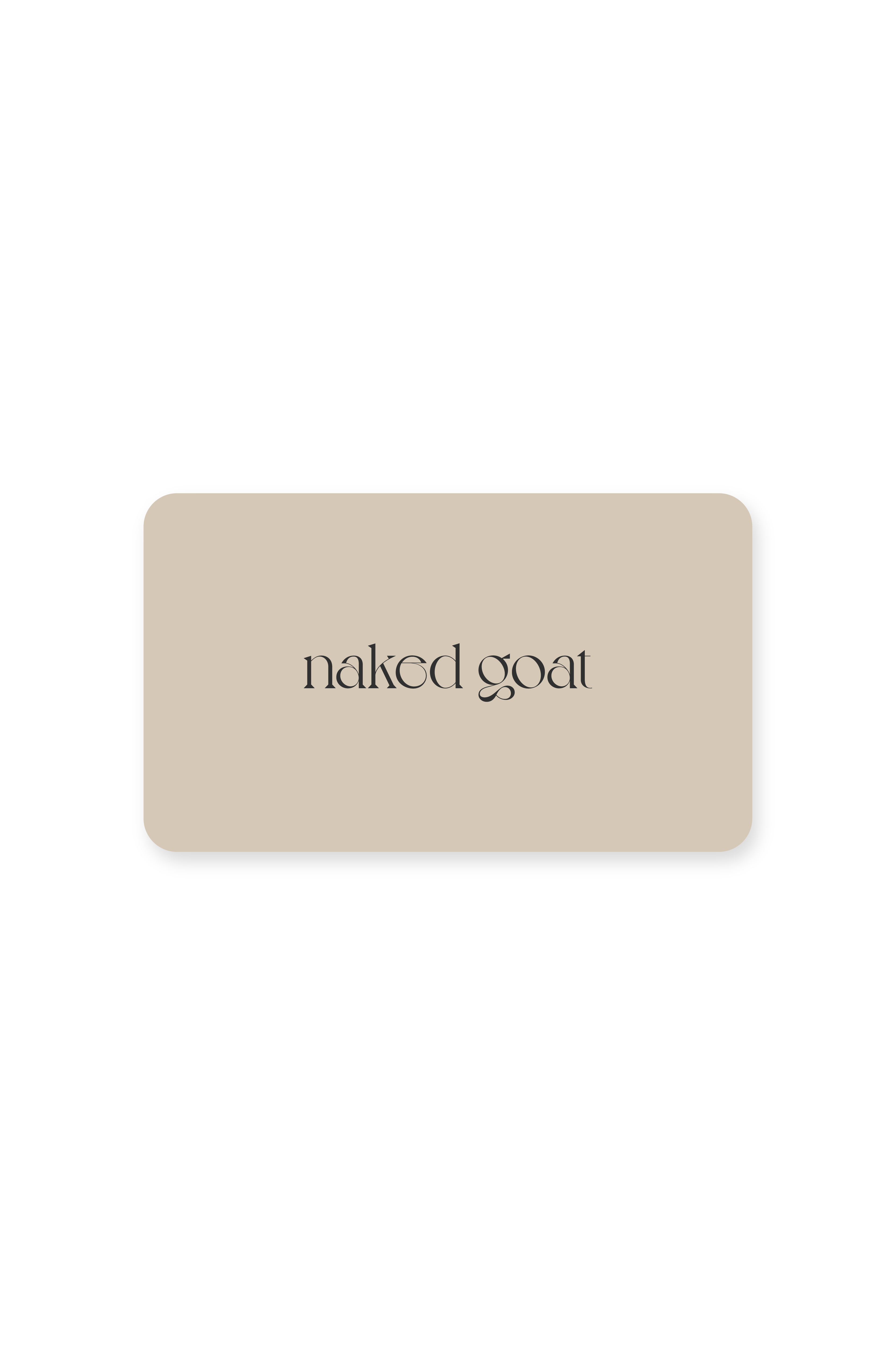 Naked Goat Gift Card