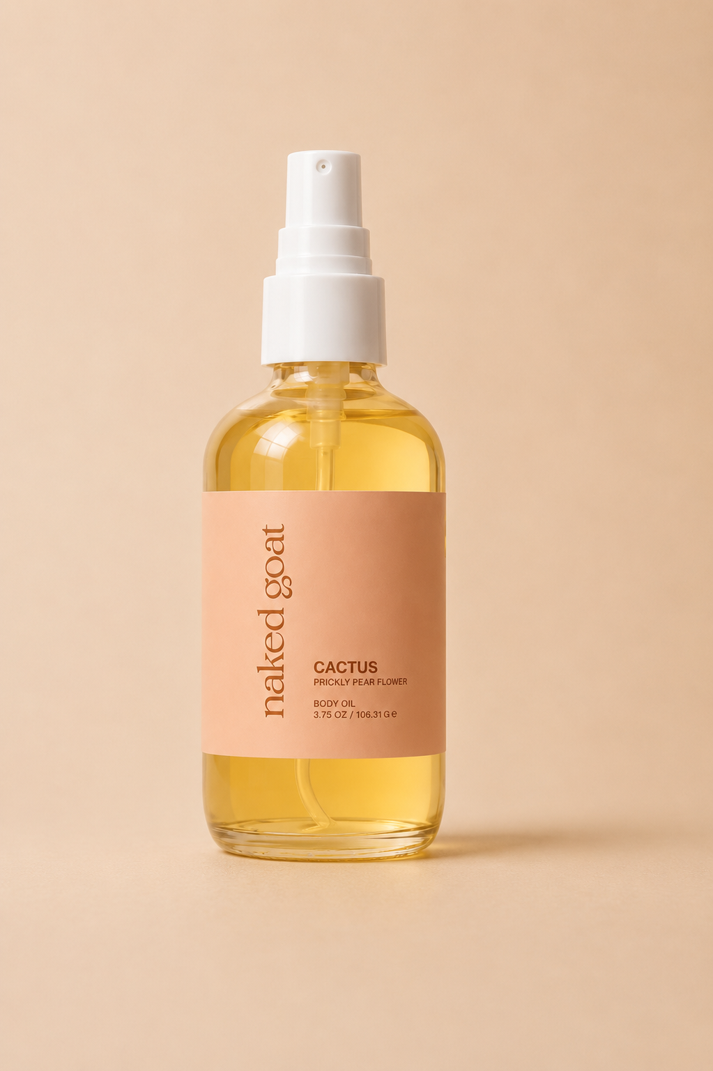 Cactus Rejuvenating Body Oil scented with prickly pear flower, sandalwood and soft musk