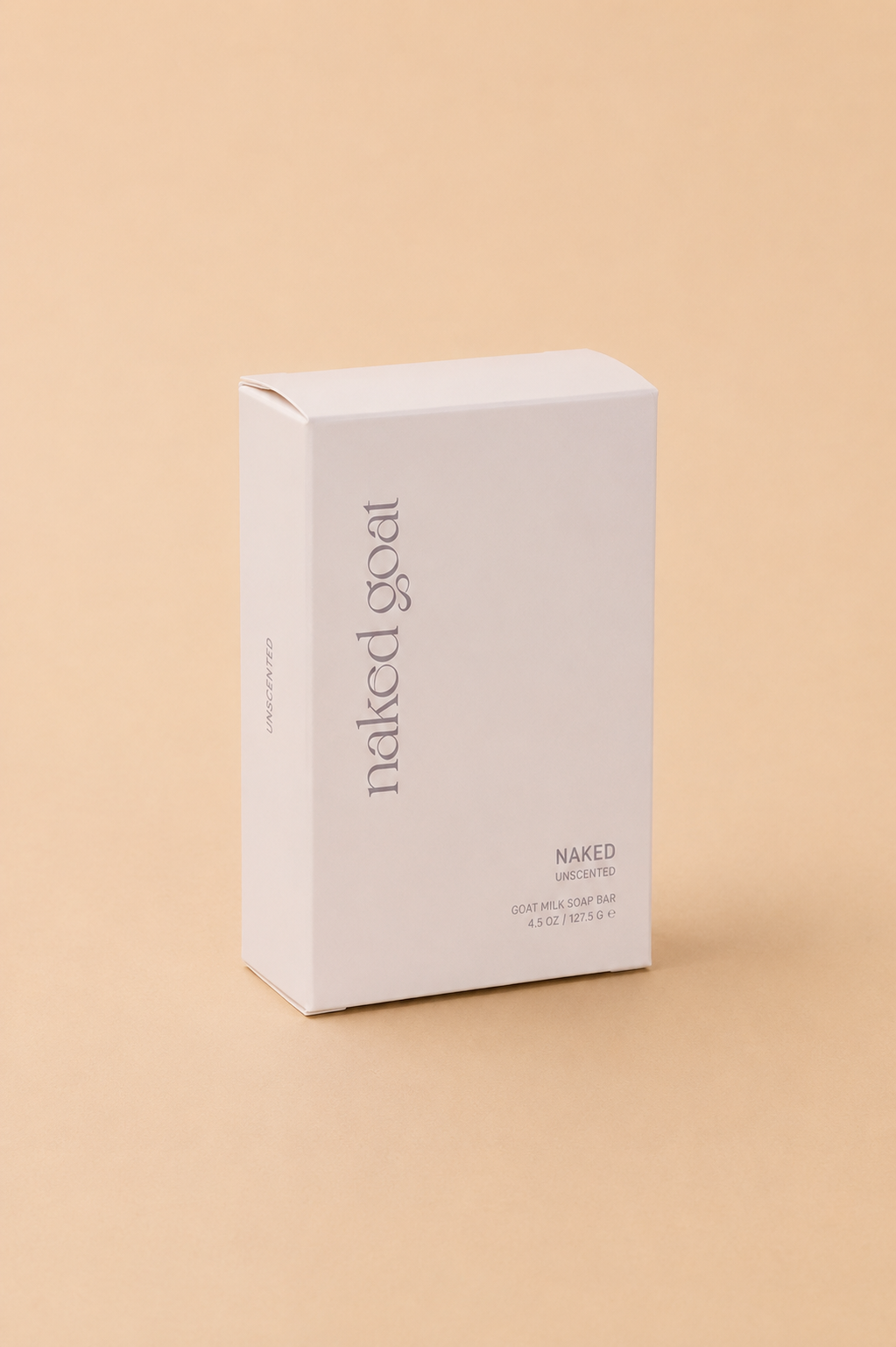 Handcrafted unscented Naked Goat Milk Soap bar
