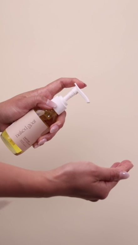 Using Cactus Body Oil by Naked Goat